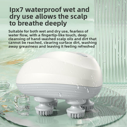 Electric Octopus Pet Massager | Rechargeable Handheld Pet Scalp & Body Massager