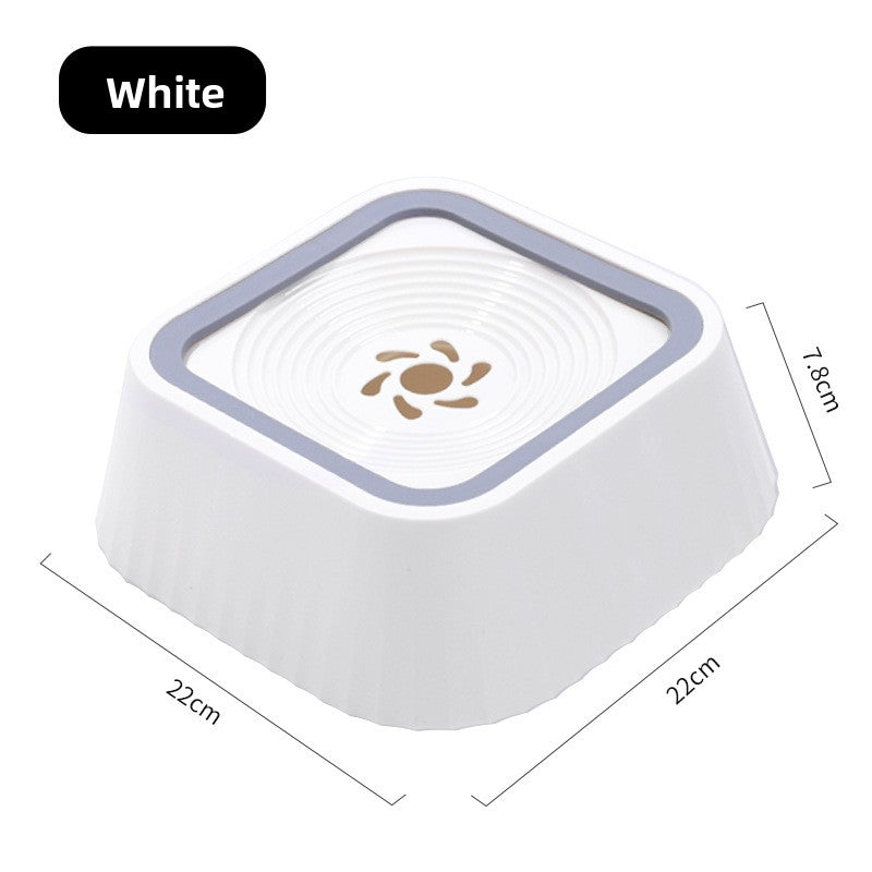 Anti-Spill Floating Pet Water Bowl - 1.5L No-Knock Drinking Bowl for Cats & Dogs