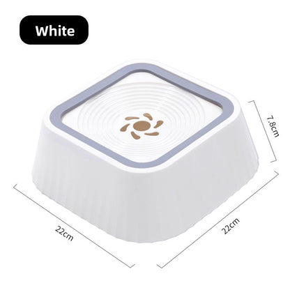 Anti-Spill Floating Pet Water Bowl - 1.5L No-Knock Drinking Bowl for Cats & Dogs