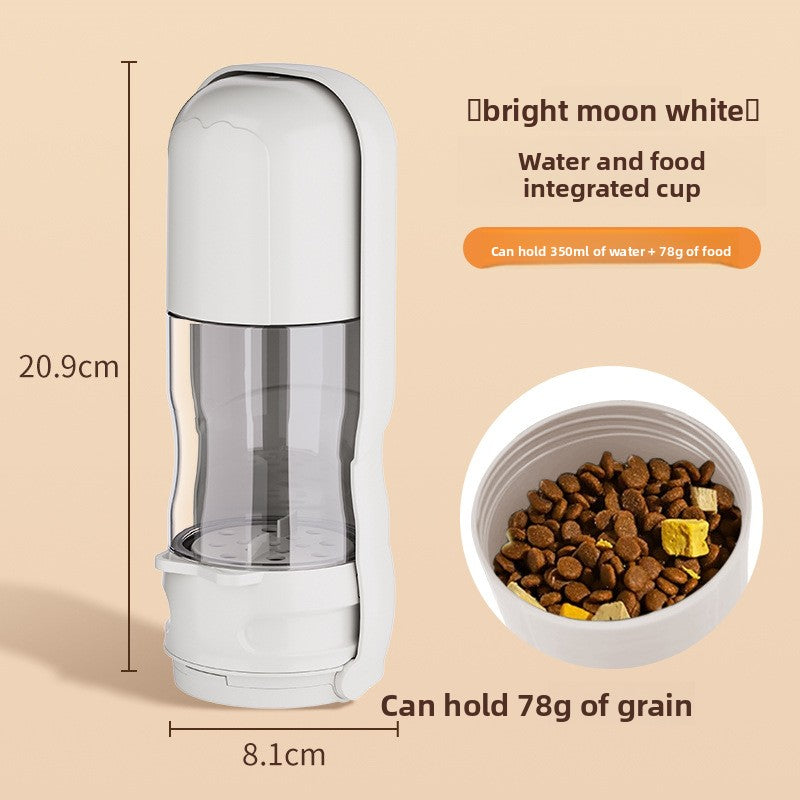 Foldable Portable Dog Water Bottle with Light ? Leakproof Travel Pet Cup for Outdoor Walks, Hiking & Camping