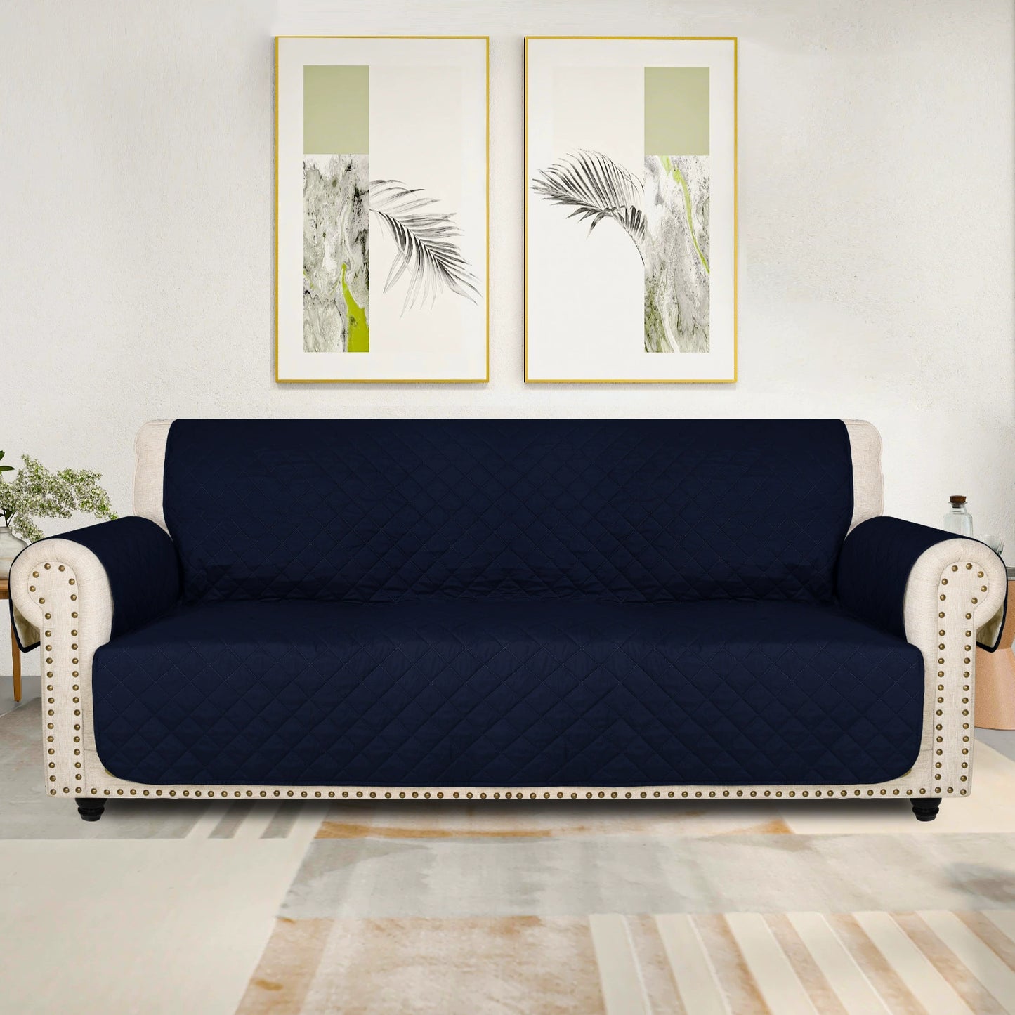 Waterproof Non-Slip Sofa Cover - Quilted Pet Couch Protector for All Seasons