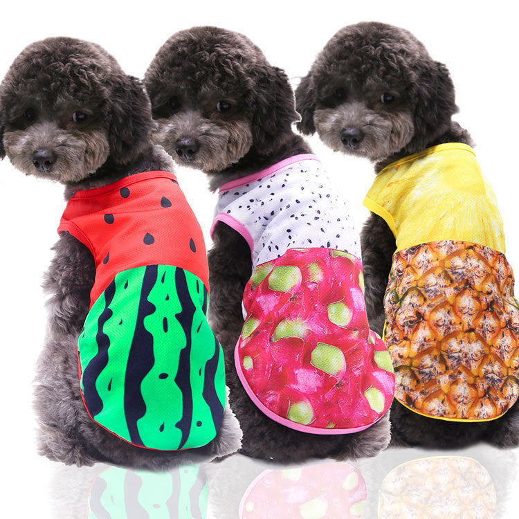 Cute Pet Vest Harness Shirt – Summer Clothes for Small Dogs & Cats