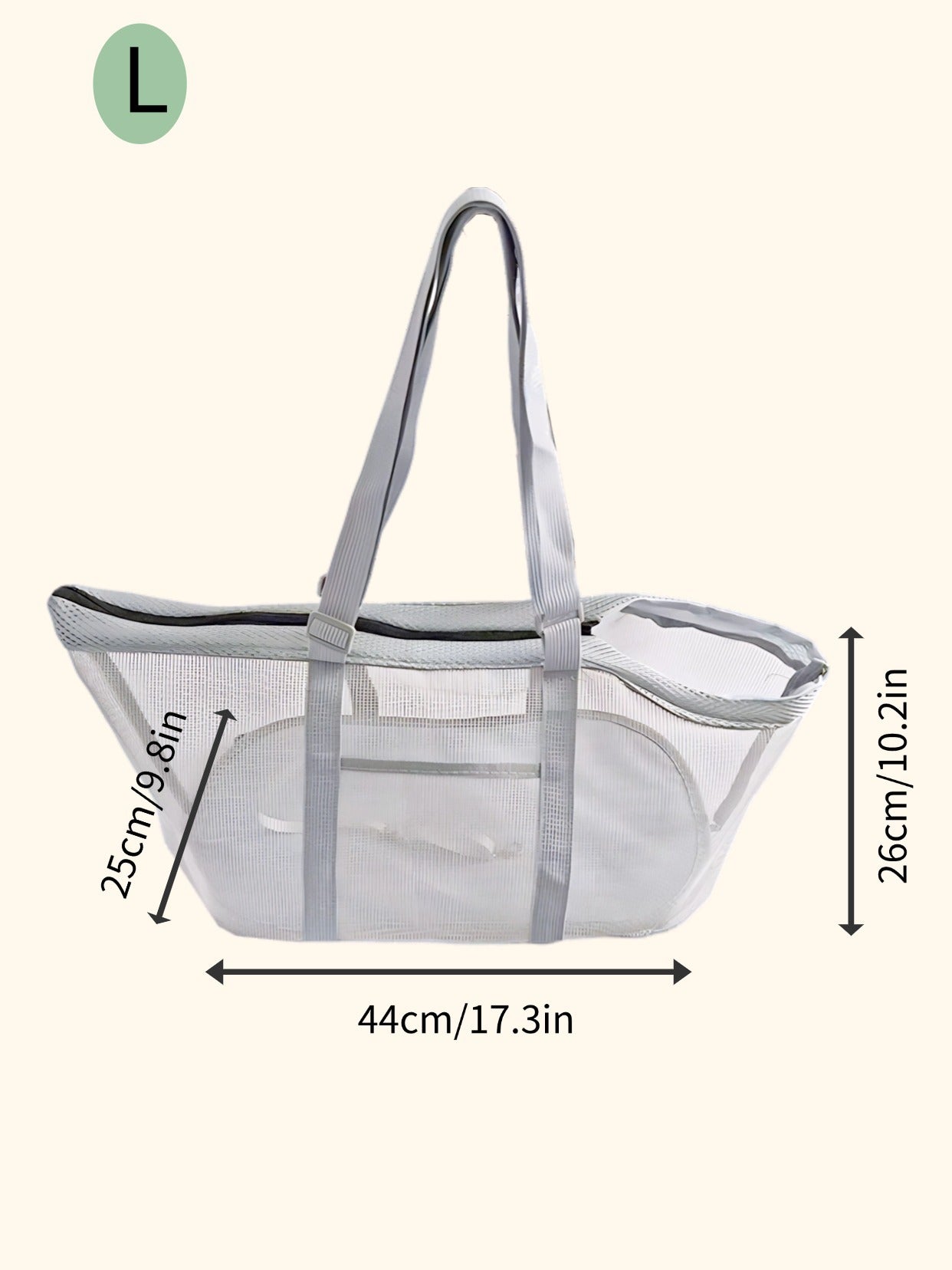 Breathable Mesh Pet Travel Bag for Dogs & Cats ? Portable Shoulder Carrier
