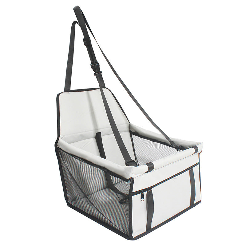 Pet Car Seat Carrier for Dogs & Cats | Waterproof Booster Seat with Safety Strap