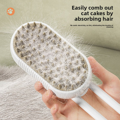 Pet Bath & Massage Brush - Soft Silicone Grooming Scrubber for Dogs & Cats