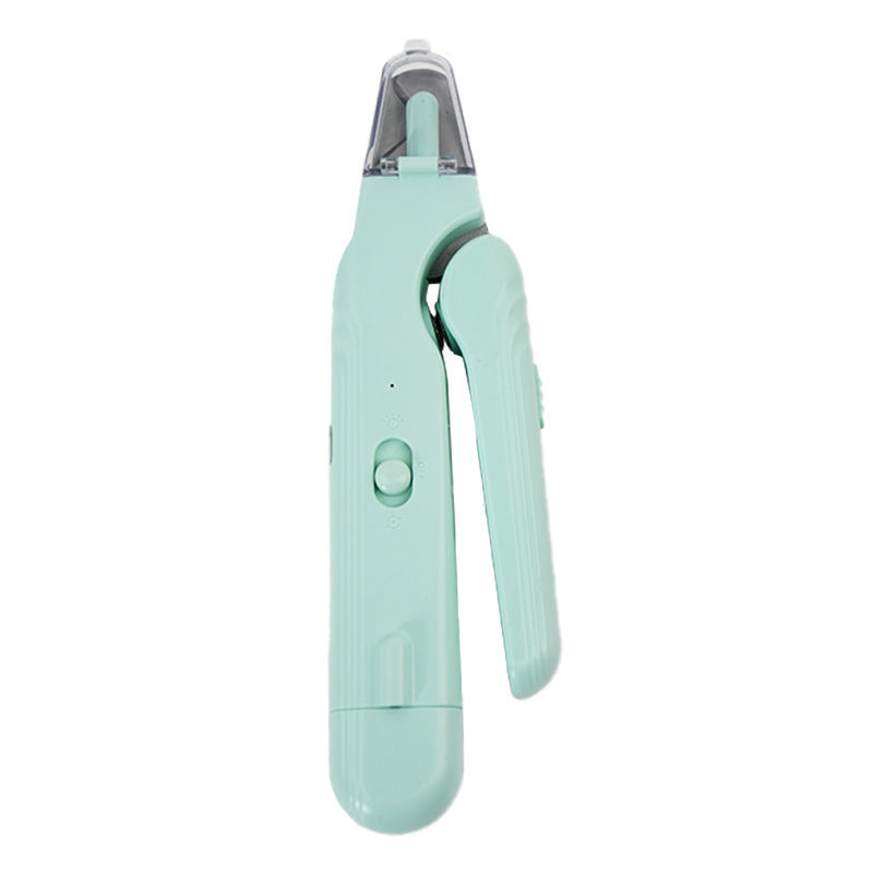 2-in-1 Electric Pet Nail Clipper & Grinder ? LED Light, USB Rechargeable, Low Noise
