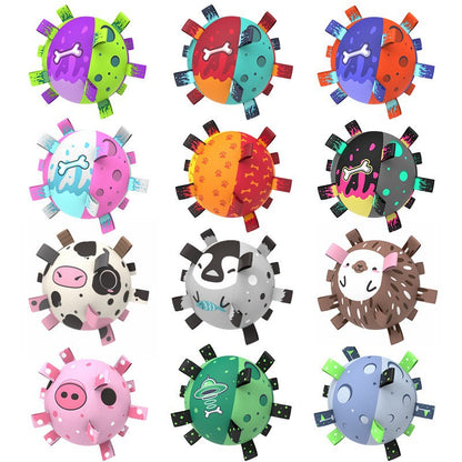 Durable Dog Training Ball - Lightweight PU Toy for Outdoor Play, Exercise & Interactive Fun