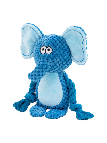 Plush Crinkle Squeaky Toy for Dogs - Durable Sound Play Toy with Animal Designs