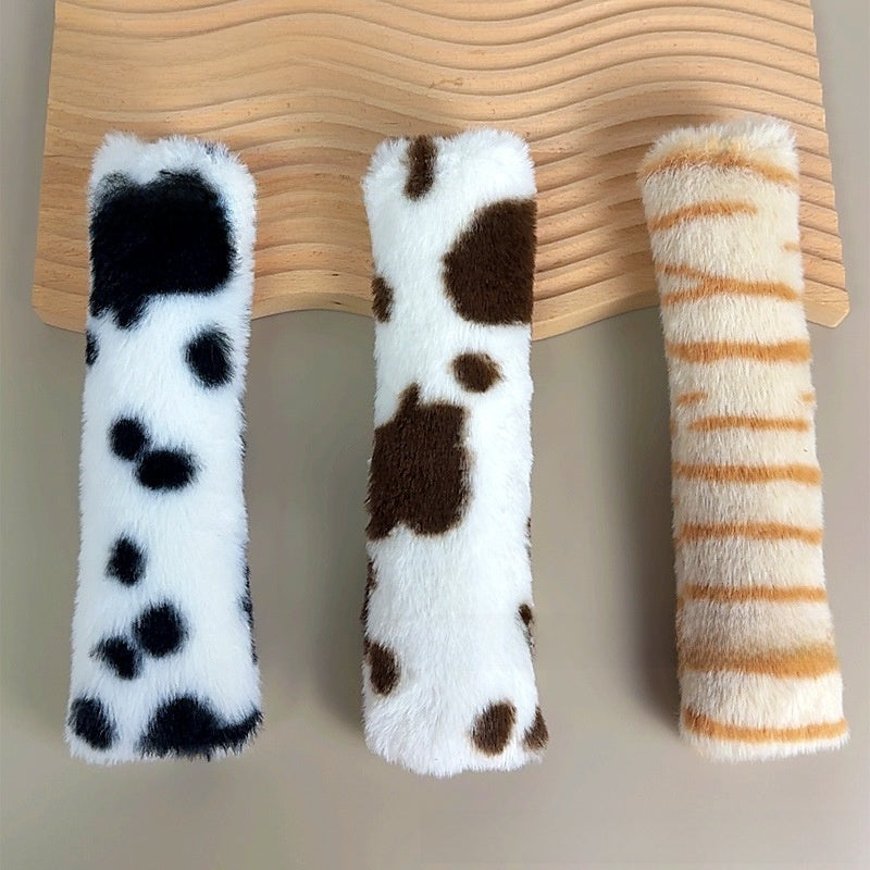 Soft Plush Cat Pillow Toy with Catnip & Crinkle Sound ? Fluffy Rattling Cat Kicker Pillow for Play, Chewing & Stress Relief