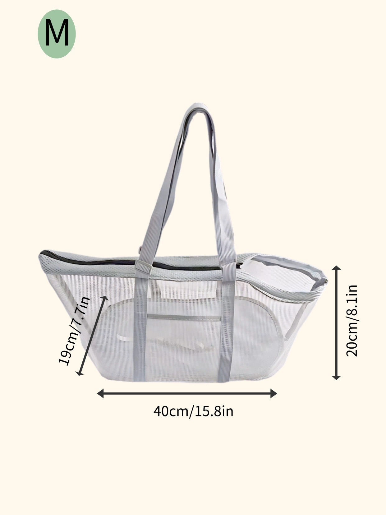 Breathable Mesh Pet Travel Bag for Dogs & Cats ? Portable Shoulder Carrier