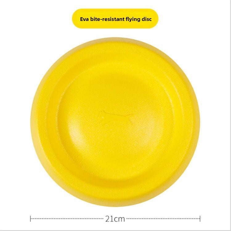 Durable Silicone Dog Frisbee - Chew-Resistant Flying Disc for Outdoor Training, Fetch & Playtime