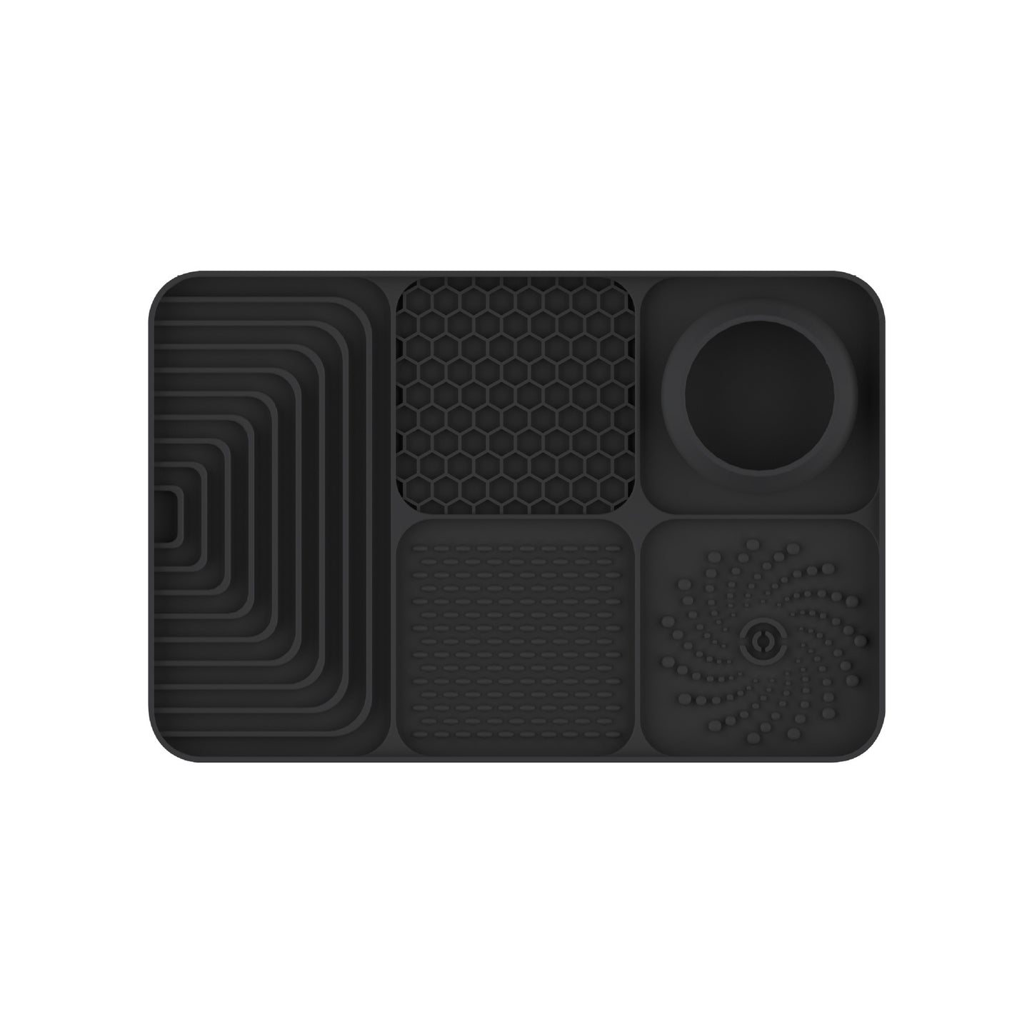 Silicone Pet Lick Mat - Slow Feeder Tray with Suction for Dogs & Cats, Anti-Choking Design