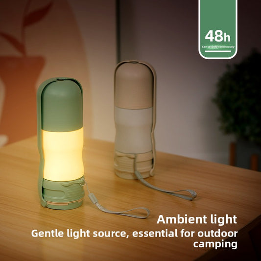 Foldable Portable Dog Water Bottle with Light - Leakproof Travel Pet Cup for Outdoor Walks