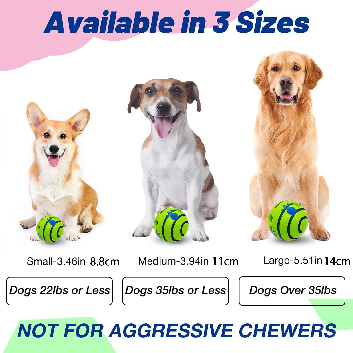 Interactive Sound-Making Dog Ball Toy ? Durable Chew Toy for Pets, Glow in the Dark & Giggle Noise Play Ball