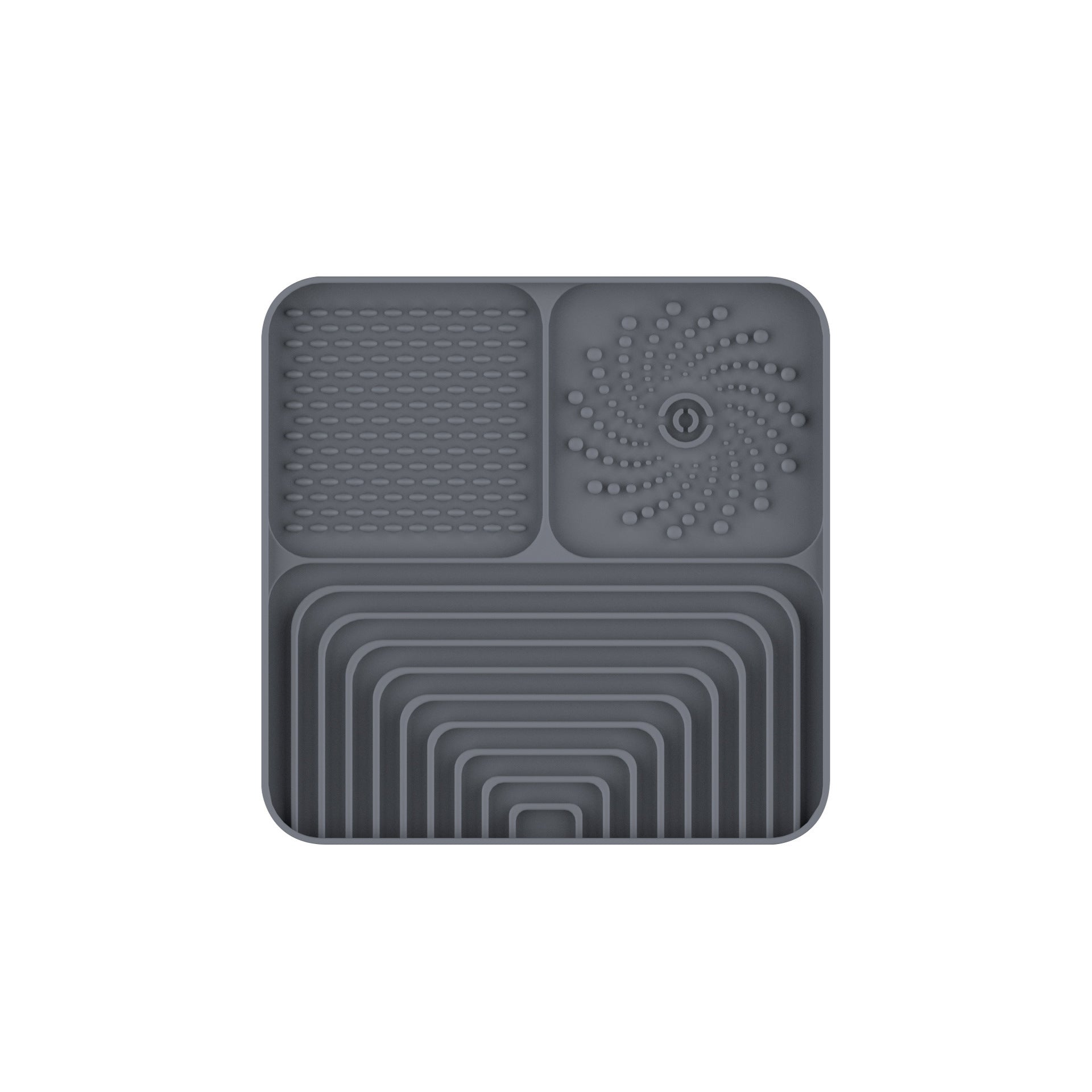 Silicone Pet Lick Mat ? Slow Feeder Tray with Suction for Dogs & Cats, Anti-Choking Design
