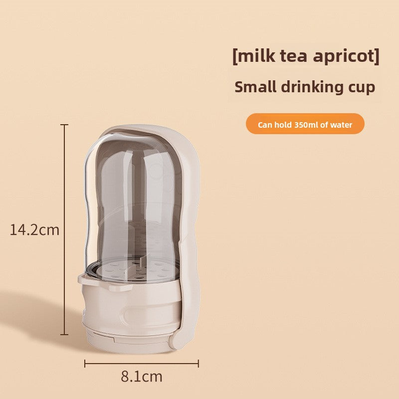 Foldable Portable Dog Water Bottle with Light ? Leakproof Travel Pet Cup for Outdoor Walks, Hiking & Camping