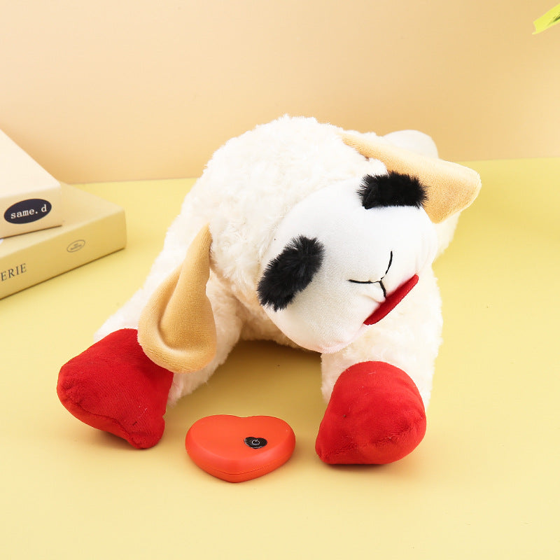 Plush Heartbeat Pet Toy - Calming Comfort Companion for Puppies & Kittens | Anxiety Relief Plush