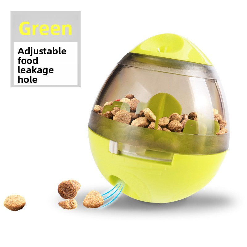Interactive Pet Tumbler Treat Dispenser Toy ? Food Puzzle Feeder for Dogs & Cats