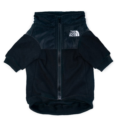 Cozy Fleece Pet Jacket for Small & Medium Dogs - Warm Winter Coat with Zipper and Hood