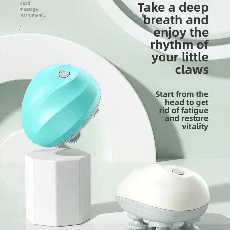 Electric Octopus Pet Massager | Rechargeable Handheld Pet Scalp & Body Massager