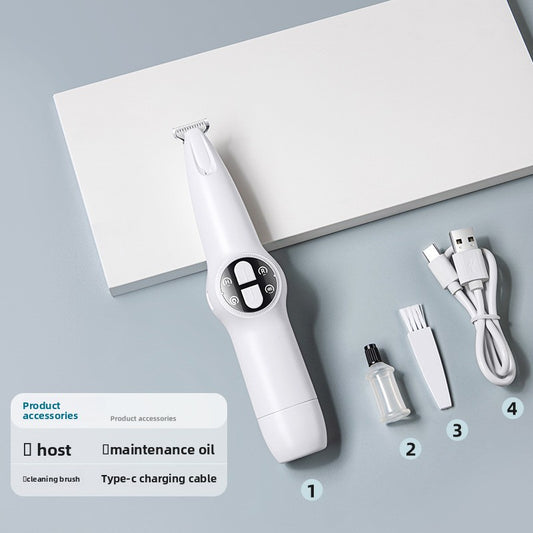 2-in-1 Professional Waterproof Pet Hair Trimmer & Nail Polisher | Quiet Dog & Cat Grooming Tool