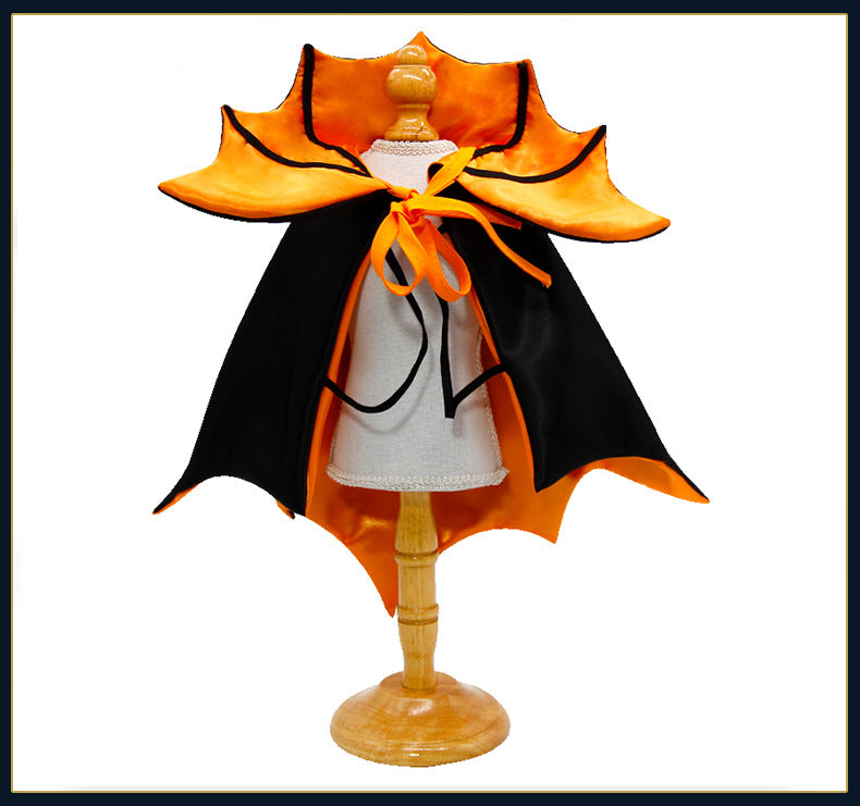 Pet Vampire Cape Costume – Funny Cloak for Cats & Small Dogs