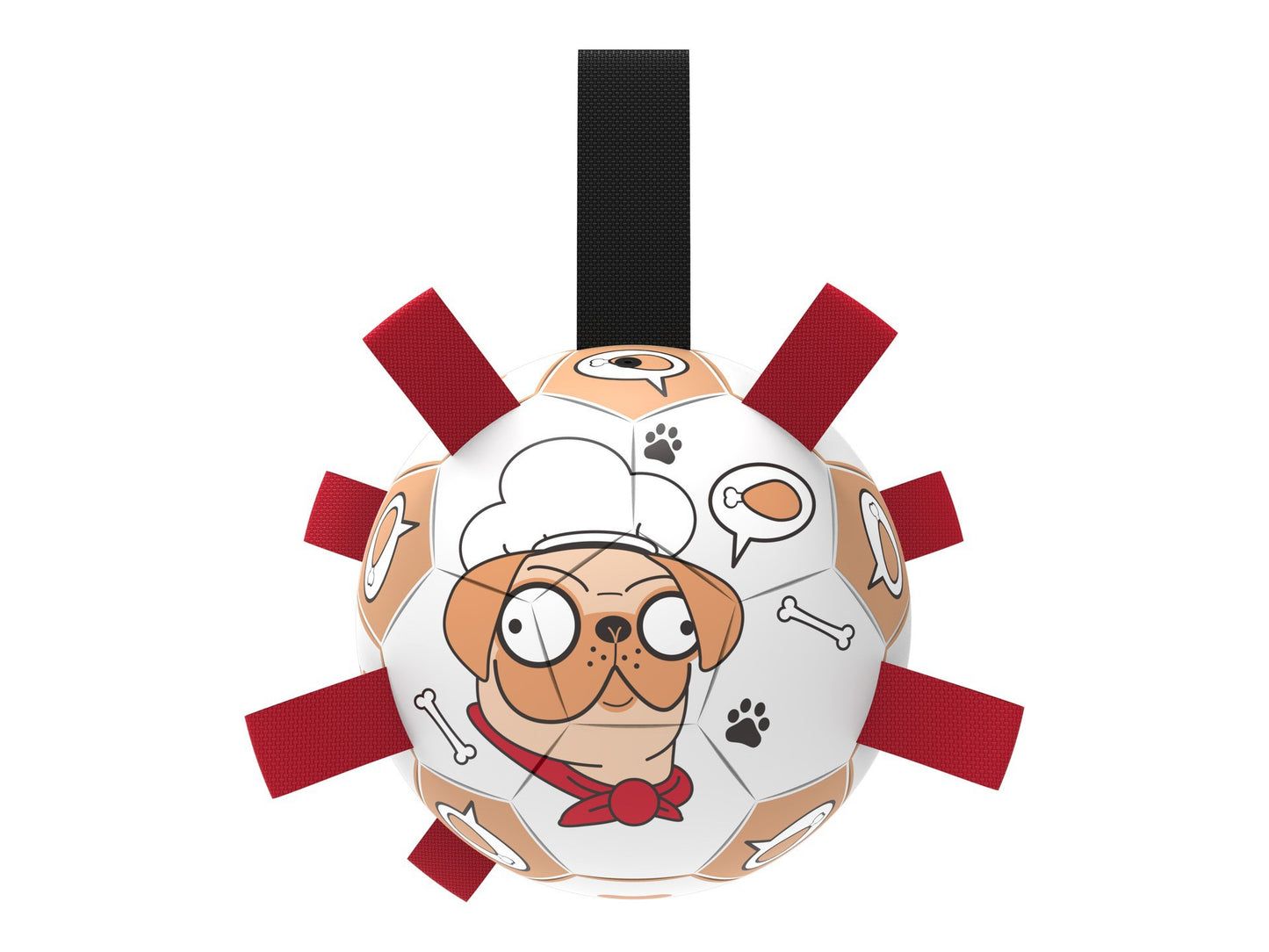 Durable Dog Training Ball - Lightweight PU Toy for Outdoor Play, Exercise & Interactive Fun