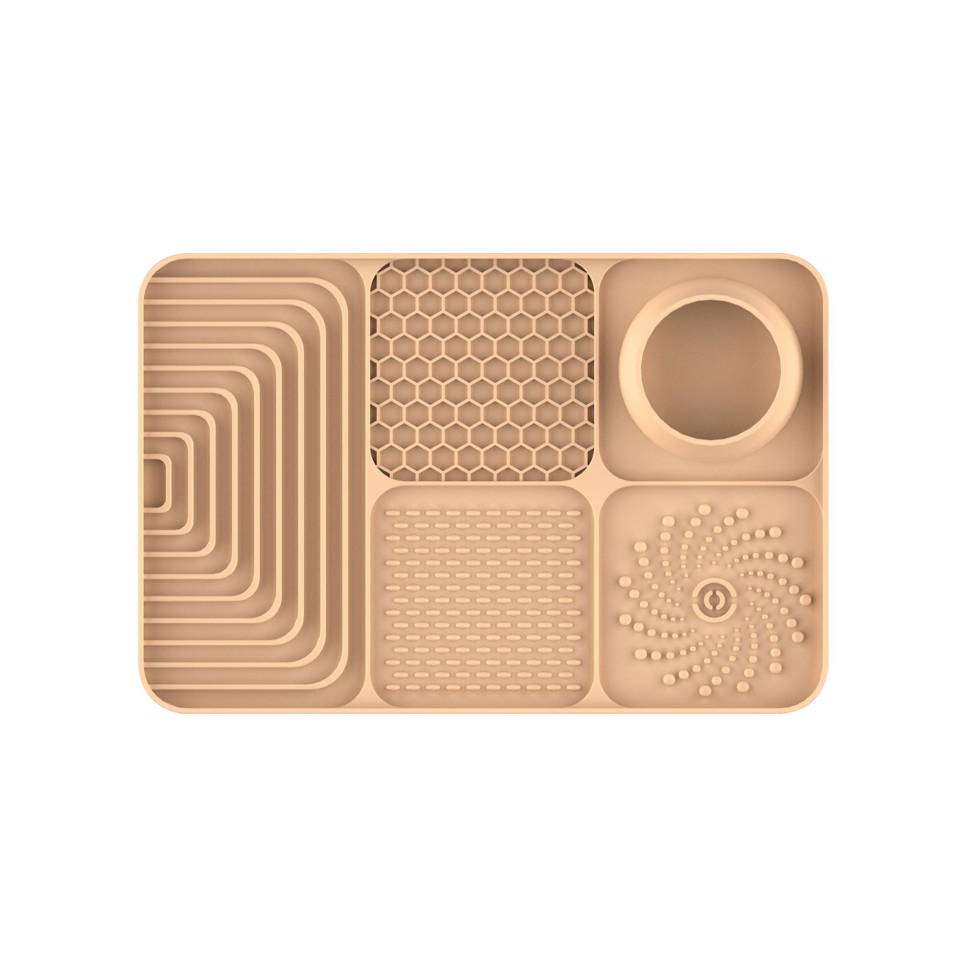 Silicone Pet Lick Mat ? Slow Feeder Tray with Suction for Dogs & Cats, Anti-Choking Design