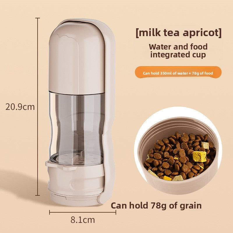Foldable Portable Dog Water Bottle with Light ? Leakproof Travel Pet Cup for Outdoor Walks, Hiking & Camping