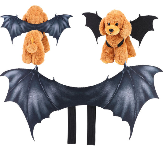 Halloween Pet Bat Wings Costume | Adjustable Cat & Dog Bat Wing Harness