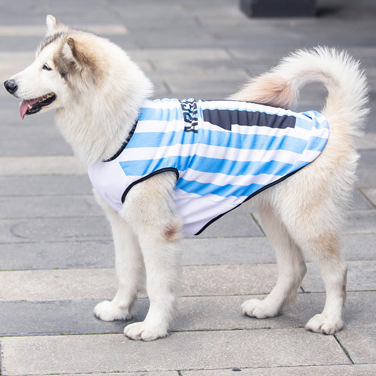 Pet Sports Jersey Vest for Dogs & Cats ? Breathable Team Outfit for Small to Large Pets