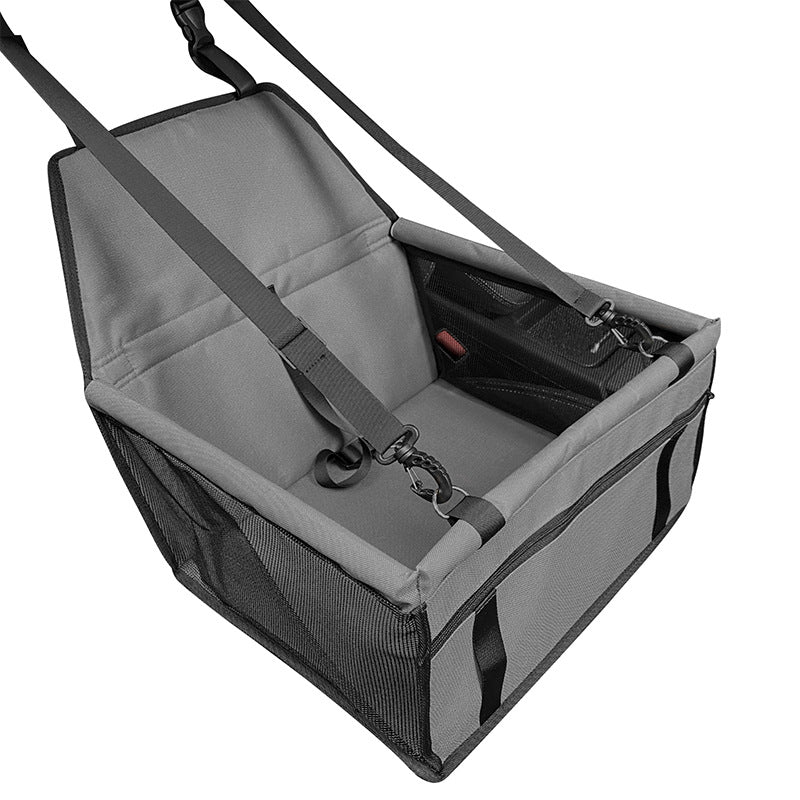 Pet Car Seat Carrier for Dogs & Cats | Waterproof Booster Seat with Safety Strap