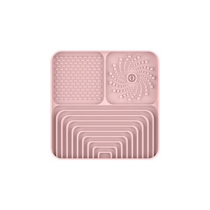 Silicone Pet Lick Mat - Slow Feeder Tray with Suction for Dogs & Cats, Anti-Choking Design
