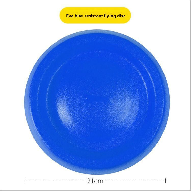 Durable Silicone Dog Frisbee - Chew-Resistant Flying Disc for Outdoor Training, Fetch & Playtime