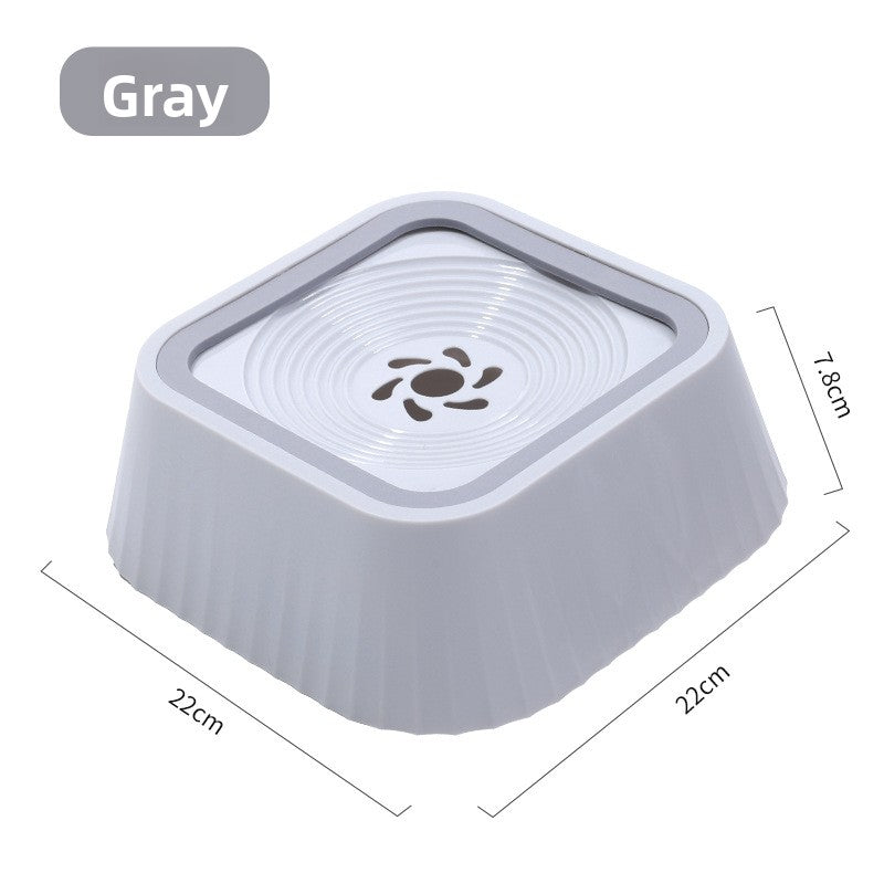Anti-Spill Floating Pet Water Bowl ? 1.5L No-Knock Drinking Bowl for Cats & Dogs