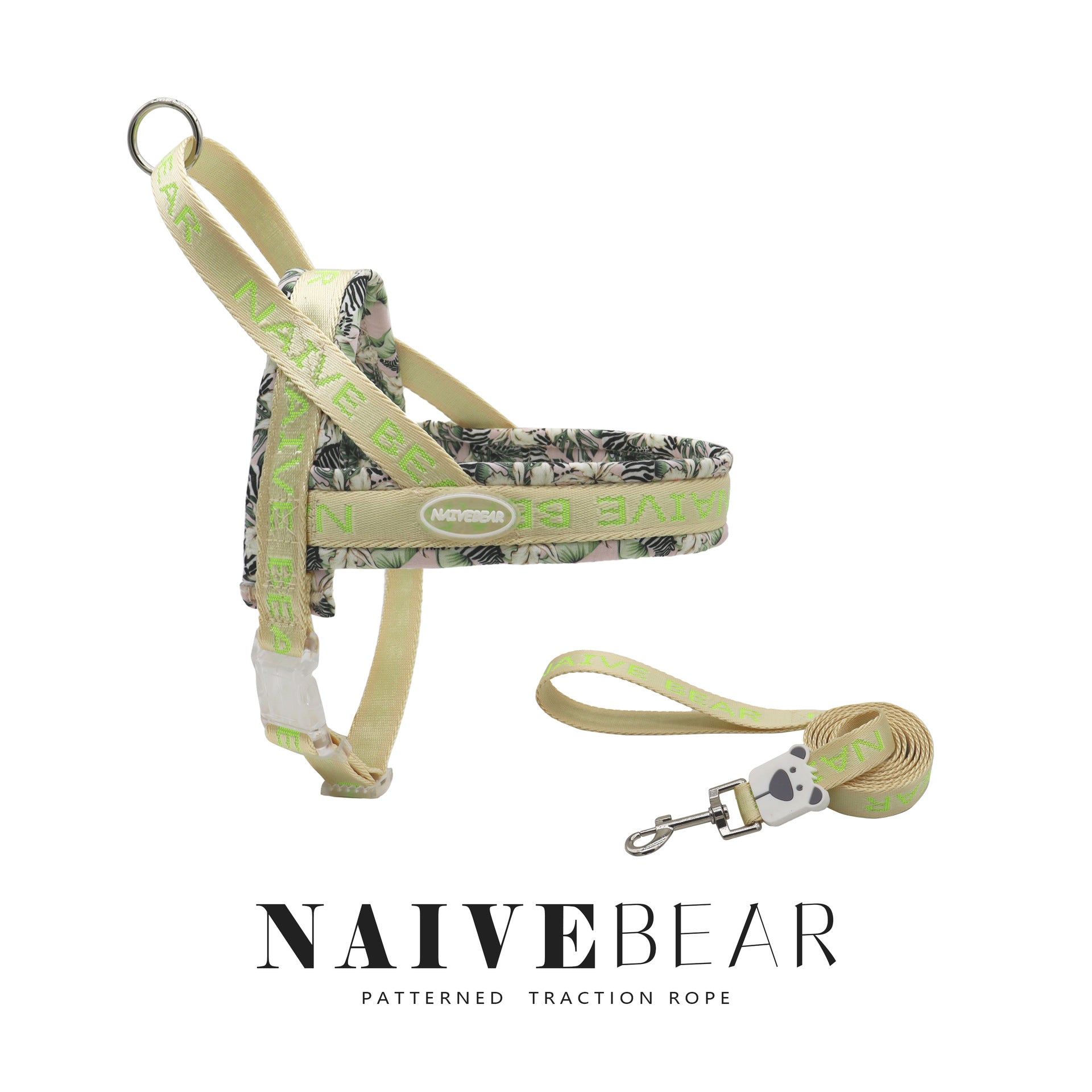 Lightweight No-Pull Dog Harness ? Adjustable Saddle Chest and Back Strap with Reflective Design for Small & Medium Dogs